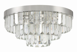 Hayworth 18'' Eight Light Flush Mount, Polished Nickel - Alternate Product Image 1.jpg