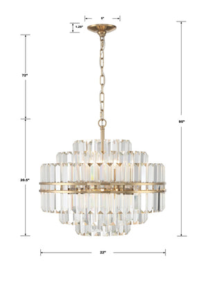 Hayworth 22'' 12 Light Chandelier, Aged Brass Alt 5.jpg