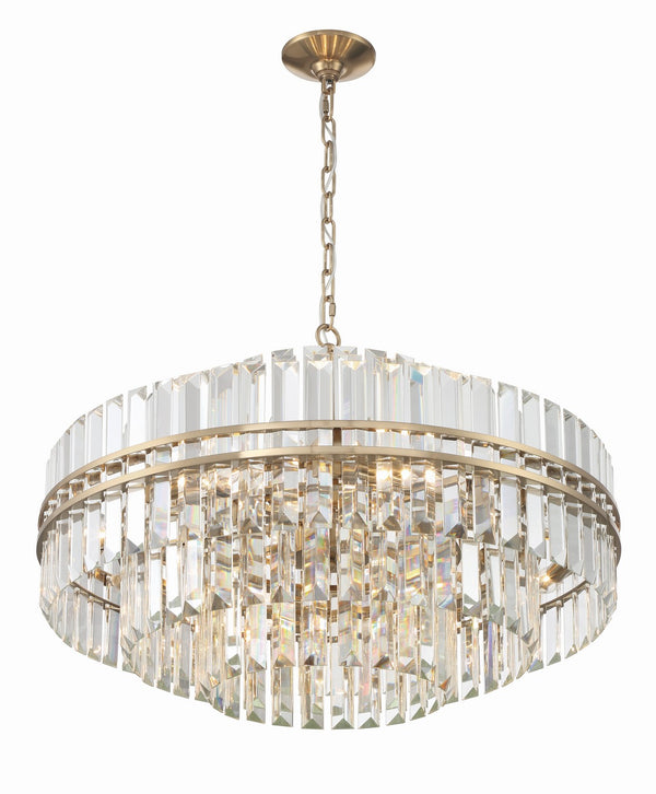 Hayworth 28'' 16 Light Chandelier, Aged Brass - Alternate Product Image 3.jpg