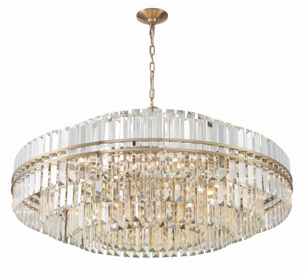 Hayworth 40.5'' 32 Light Chandelier, Aged Brass - Alternate Product Image 3.jpg
