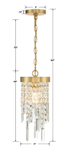 Winnie 7'' One Light Pendant, Antique Gold Alt 4.jpg