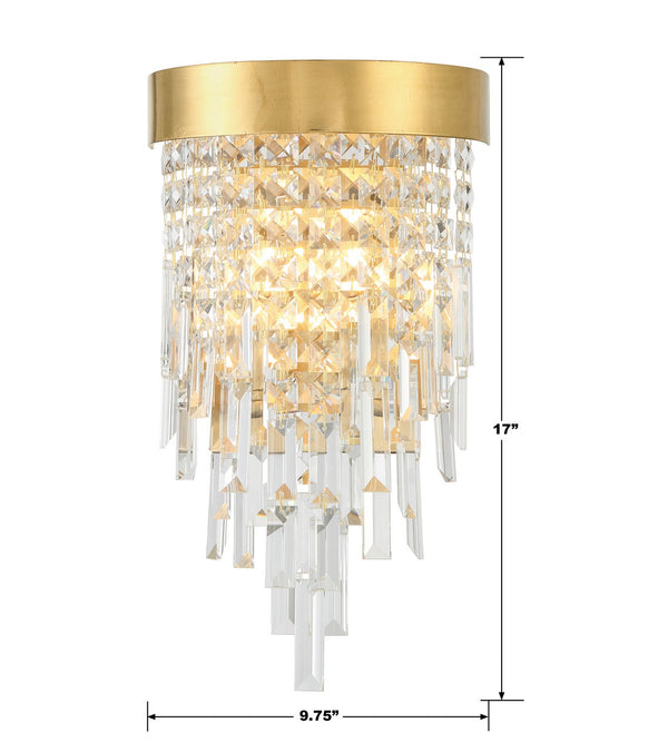 Winnie 9.75'' Two Light Wall Sconce, Antique Gold Alt 4.jpg