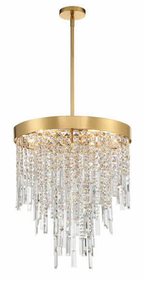 Winnie 20'' Five Light Chandelier, Antique Gold - Alternate Product Image 1.jpg