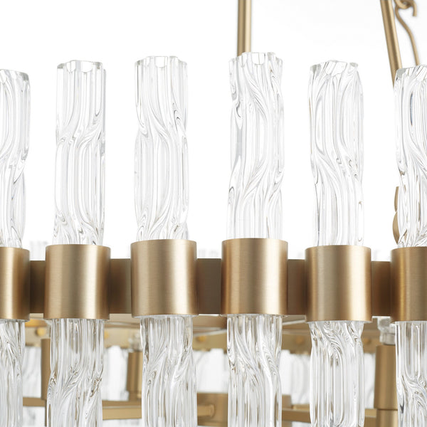 Asher Six Light Chandelier, Aged Brass - Alternate Product Image 3.jpg