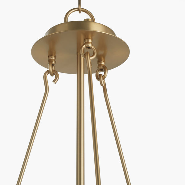 Asher Six Light Chandelier, Aged Brass Alt 4.jpg