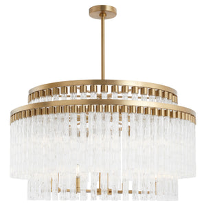 Asher 12 Light Chandelier, Aged Brass - Alternate Product Image 1.jpg