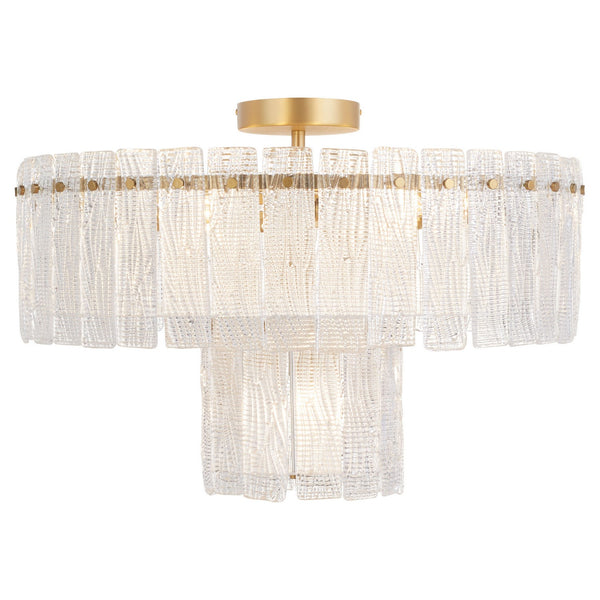Lennox Seven Light Ceiling Mount, Aged Brass - Alternate Product Image 1.jpg