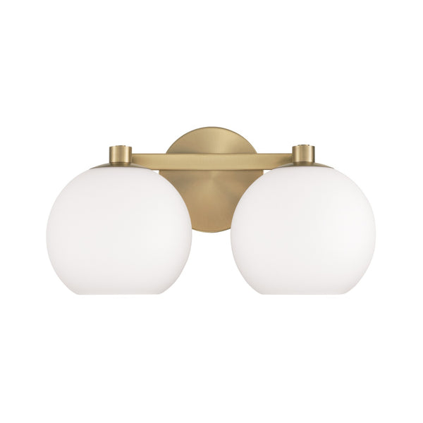 Cahya 14.75" Two Light Vanity, Aged Brass