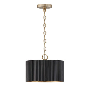 Reid 12.5'' One Light Semi-Flush Mount, Black Stain and Matte Brass Alt 5.jpg