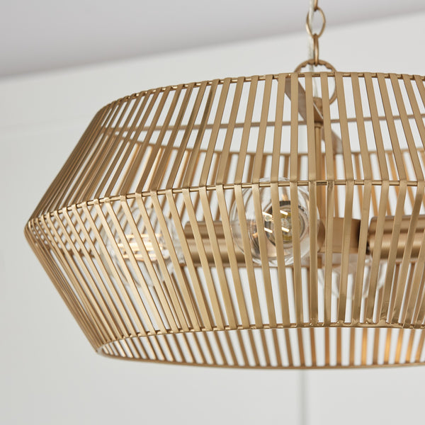 Kara 22'' Four Light Pendant, Matte Brass - Alternate Product Image 2.jpg