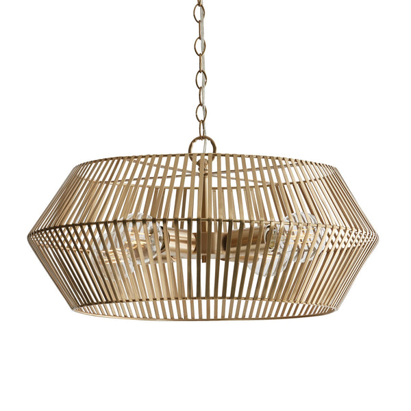 Kara 22'' Four Light Pendant, Matte Brass Alt 4.jpg