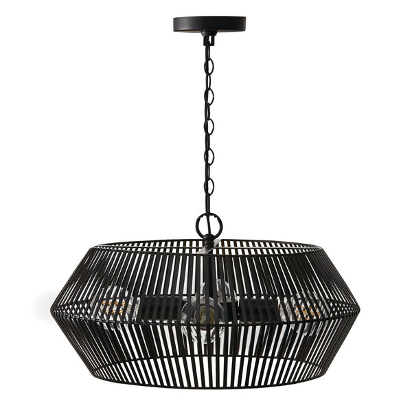 Kara 22'' Four Light Pendant, Matte Black - Alternate Product Image 1.jpg