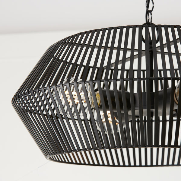 Kara 22'' Four Light Pendant, Matte Black - Alternate Product Image 2.jpg