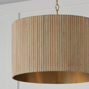 Reid 19.75'' Three Light Pendant, White Wash and Matte Brass - Alternate Product Image 1.jpg