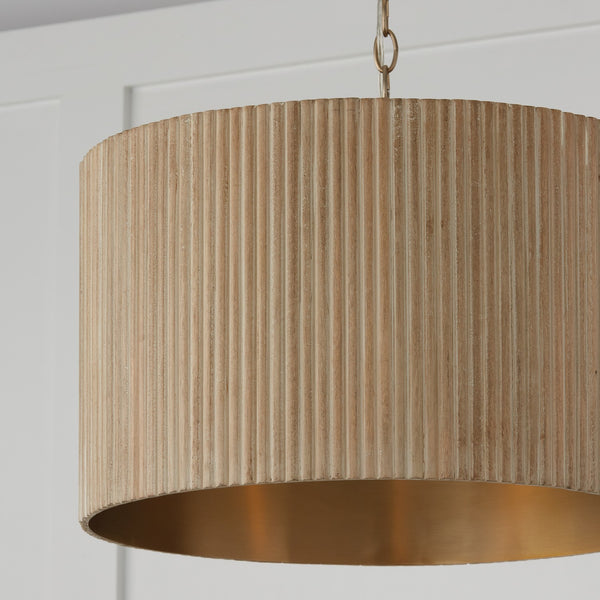 Reid 19.75'' Three Light Pendant, White Wash and Matte Brass - Alternate Product Image 1.jpg