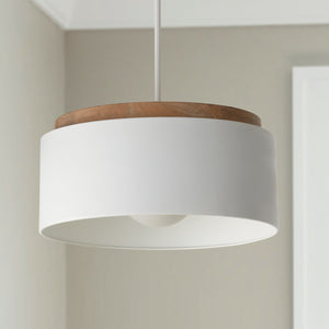Aiden 18'' One Light Pendant, Light Wood and White Alt 5.jpg