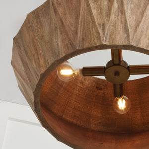 Nadal 22'' Four Light Pendant, Light Wood and Brass - Alternate Product Image 2.jpg