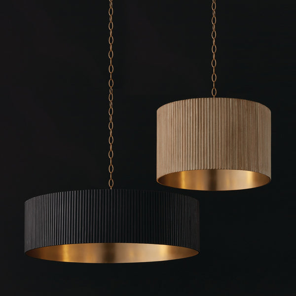 Reid 30.75'' Four Light Chandelier, Black Stain and Matte Brass - Alternate Product Image 2.jpg