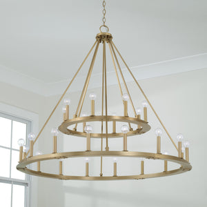 Piers 48'' 24 Light Chandelier, Aged Brass - Alternate Product Image 2.jpg