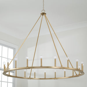 Piers 60'' 20 Light Chandelier, Aged Brass - Alternate Product Image 2.jpg