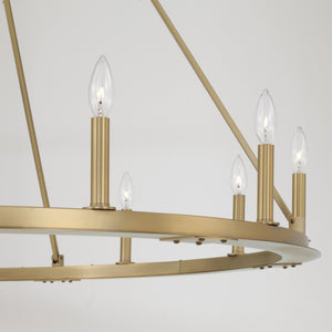 Piers 48.25'' 12 Light Chandelier, Aged Brass - Alternate Product Image 1.jpg