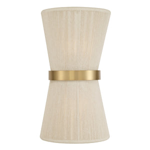 DeMille 8.75'' Two Light Wall Sconce, Bleached Natural Rope and Brass - Alternate Product Image 1.jpg