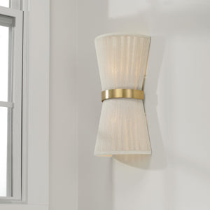 DeMille 8.75'' Two Light Wall Sconce, Bleached Natural Rope and Brass Alt 5.jpg