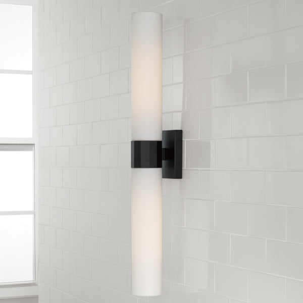Harper 5'' Two Light Wall Sconce, Matte Black - Alternate Product Image 3.jpg