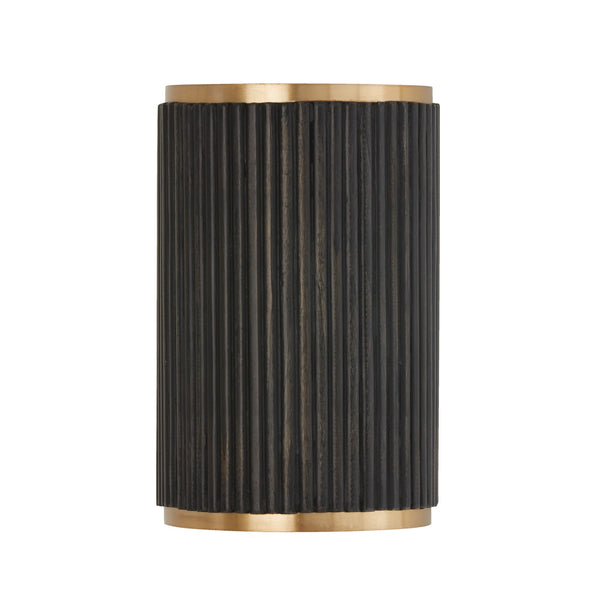 Reid 7.5'' Two Light Wall Sconce, Black Stain and Matte Brass - Alternate Product Image 1.jpg