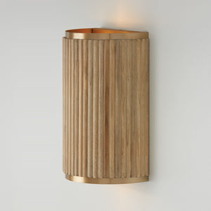 Reid 7.5'' Two Light Wall Sconce, White Wash and Matte Brass - Alternate Product Image 2.jpg