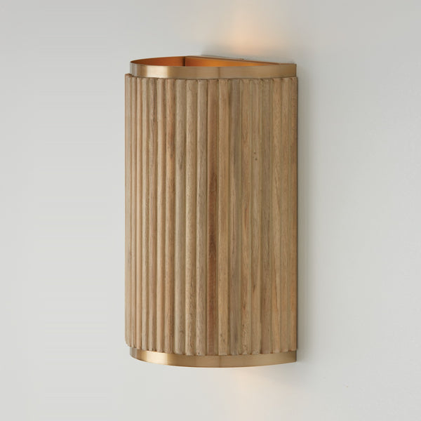 Reid 7.5'' Two Light Wall Sconce, White Wash and Matte Brass - Alternate Product Image 2.jpg