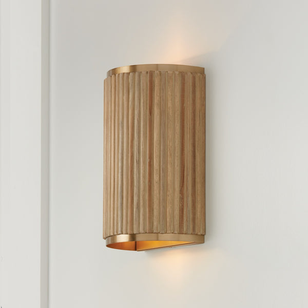 Reid 7.5'' Two Light Wall Sconce, White Wash and Matte Brass - Alternate Product Image 3.jpg