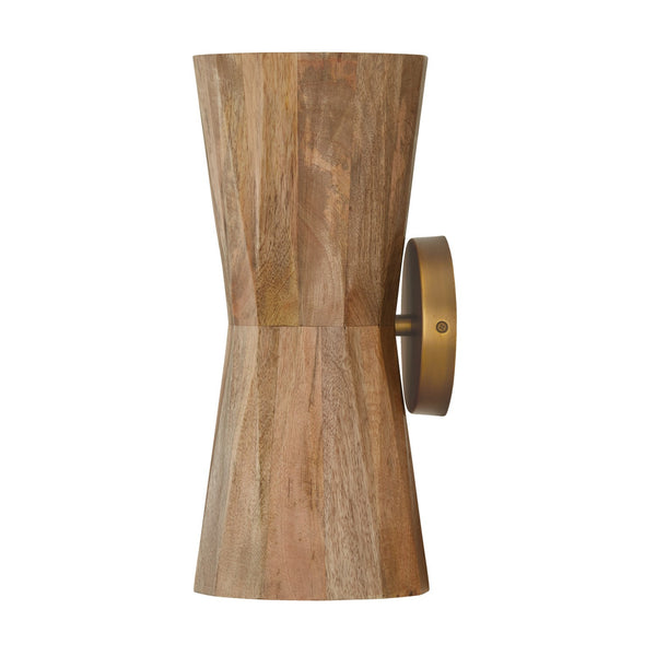 Nadal 6.5'' Two Light Wall Sconce, Light Wood and Brass - Alternate Product Image 2.jpg