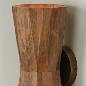 Nadal 6.5'' Two Light Wall Sconce, Light Wood and Brass Alt 4.jpg