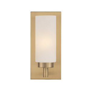 Sasha 5" One Light Wall Sconce, Aged Brass