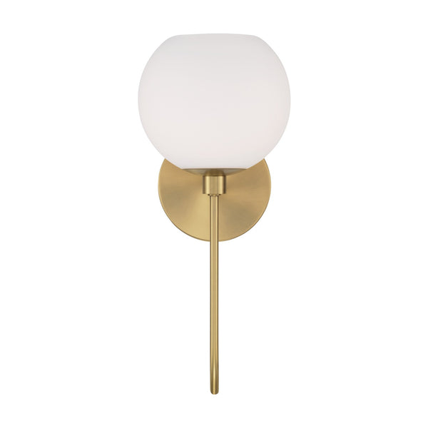 Cahya 6.5" One Light Wall Sconce, Aged Brass