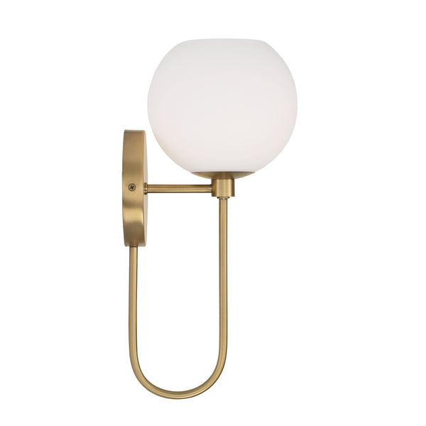 Cahya 6.5" One Light Wall Sconce, Aged Brass