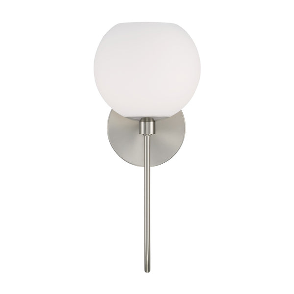Cahya 6.5" One Light Wall Sconce, Brushed Nickel