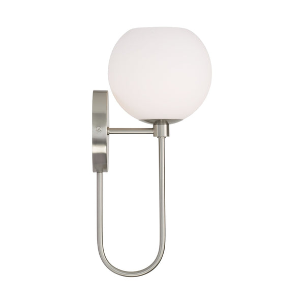 Cahya 6.5" One Light Wall Sconce, Brushed Nickel