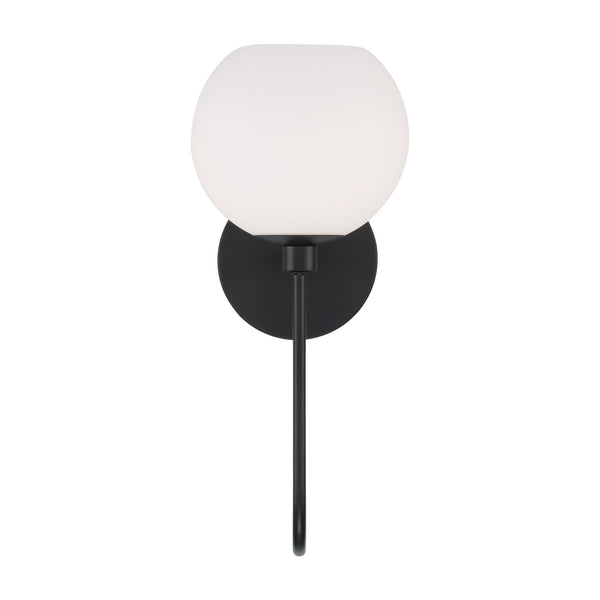 Cahya 6.5" One Light Wall Sconce, Matte Black