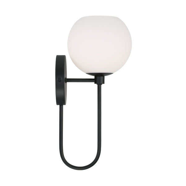 Cahya 6.5" One Light Wall Sconce, Matte Black