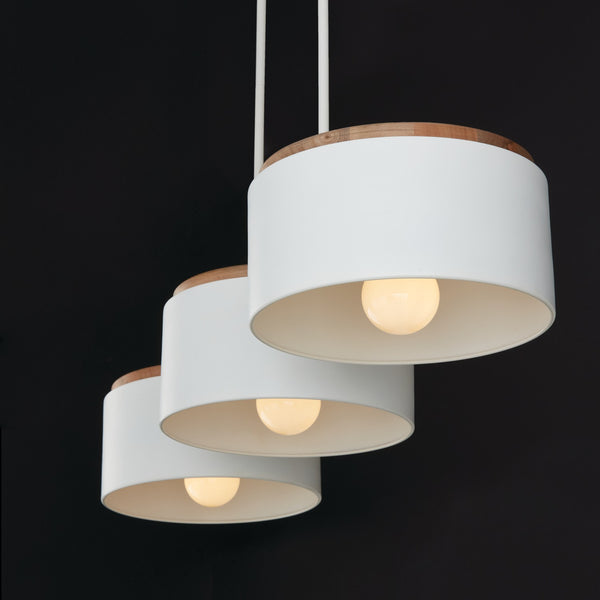 Aiden 12.25'' Three Light Island Pendant, Light Wood and White - Alternate Product Image 1.jpg