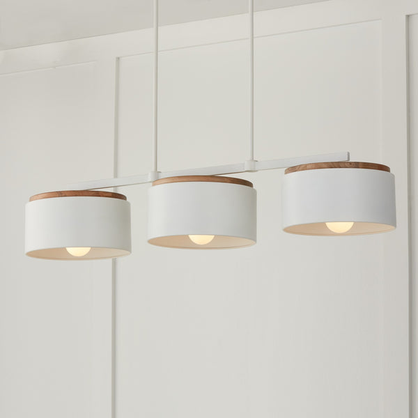 Aiden 12.25'' Three Light Island Pendant, Light Wood and White - Alternate Product Image 2.jpg