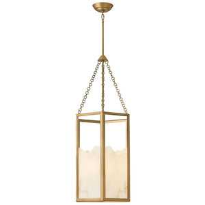 Veleta 22" Four Lights Medium Chandelier, Lacquered Brass