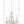 Maison Parisienne 13.5'' Four Light Mini Crystal Chandelier, Antique White Hand Cut Crystal
