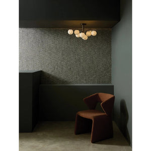 Selene 30" Nine Lights Large Semi-Flush Mount, Black Oxide